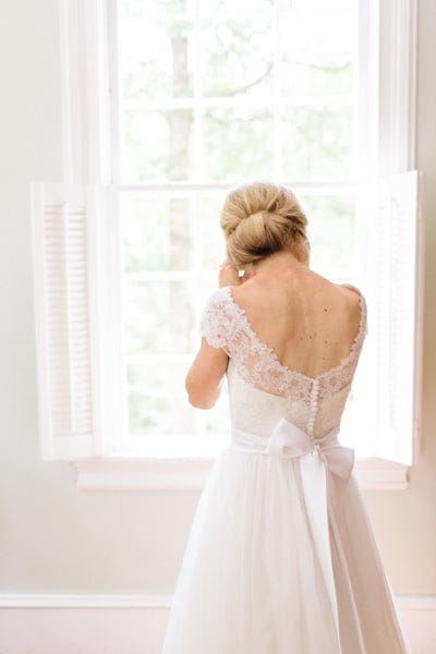 A Misdress Gown for a Romantic Garden Wedding In Athens, Georgia