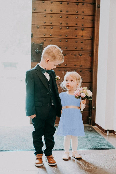 8 Blue Tulle Flower Girl Dresses For Every Style And Budget