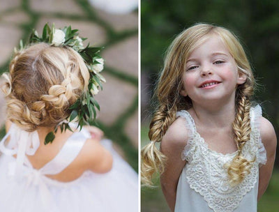 8 Braided Flower Girl Hairstyle Ideas for Long Hair