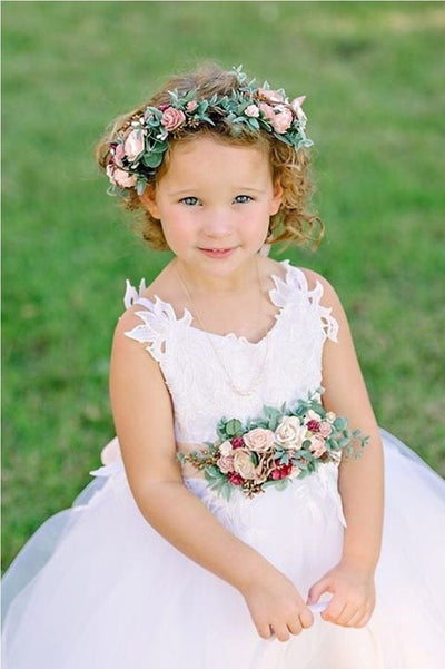 One Ivory Flower Girl Dress Styled 3 Different Ways