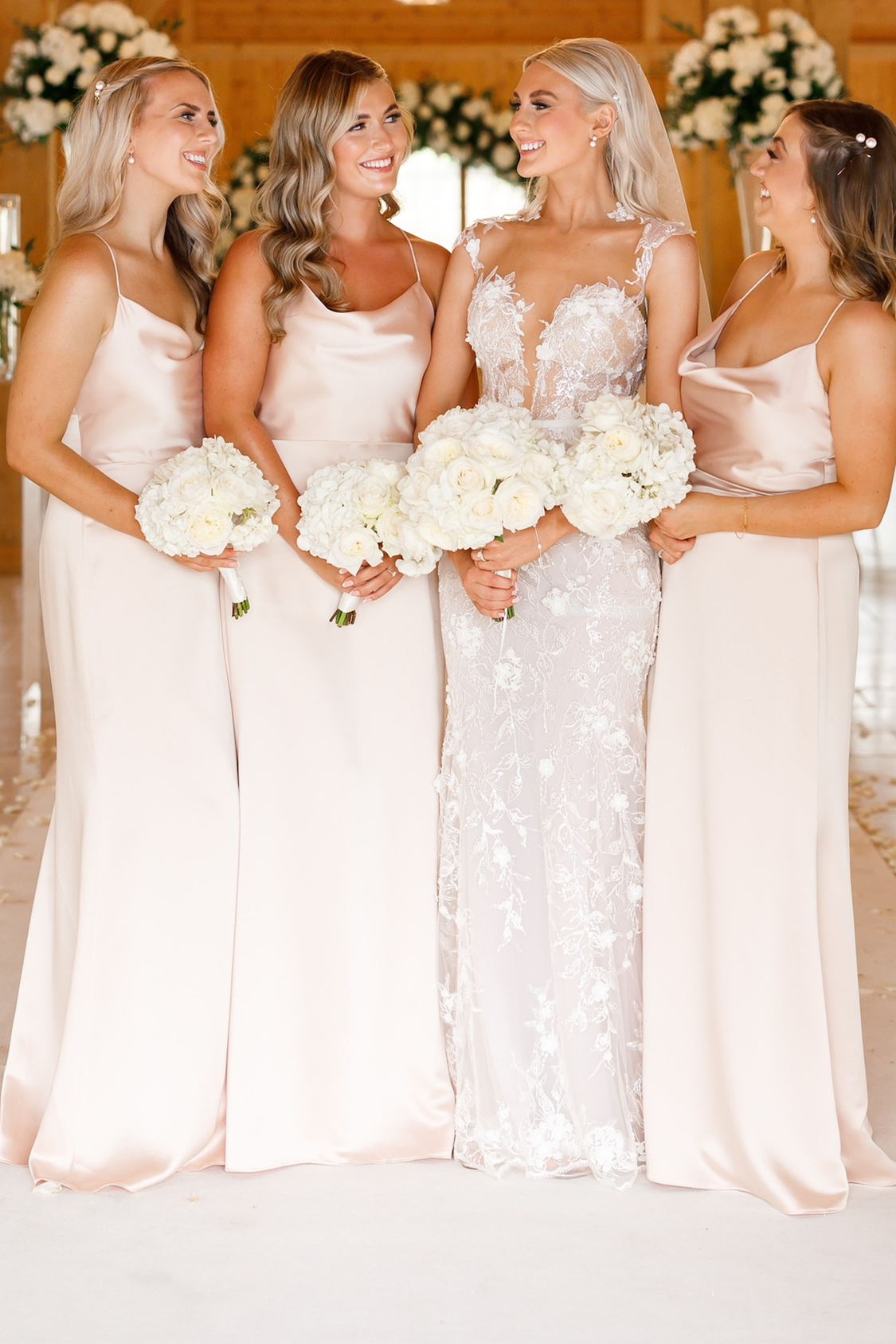 Cowl Neck Spaghetti Strap Long Dress