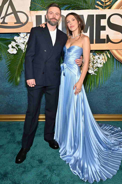 A-Line Strapless Sweetheart Pleated Sleeveless Long Prom Dress Blue
