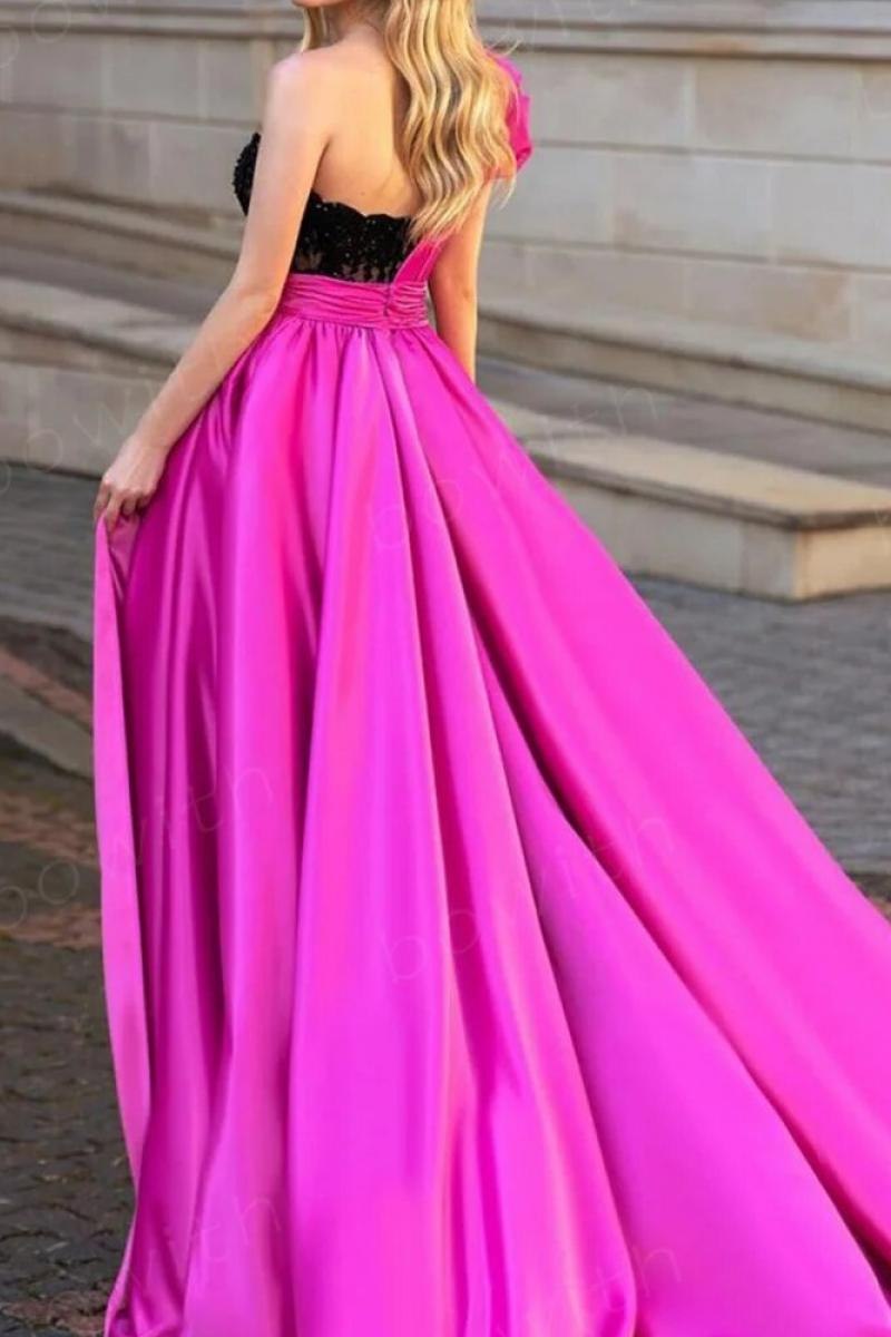 one shoulder empire waist dress A-Line Empire-Waist Pleats Sweetheart Evening Prom Italian Size WOMEN:IT38 | S Pueblo white bedroom bundle INV-D238946 Evening gowns