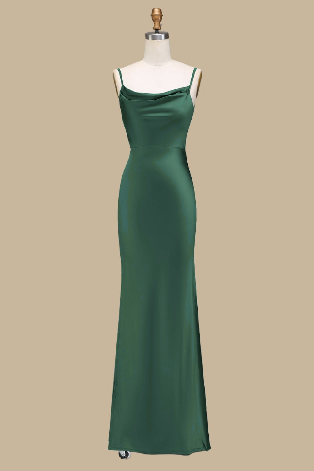 Cowl Neck and Back Maxi Dress