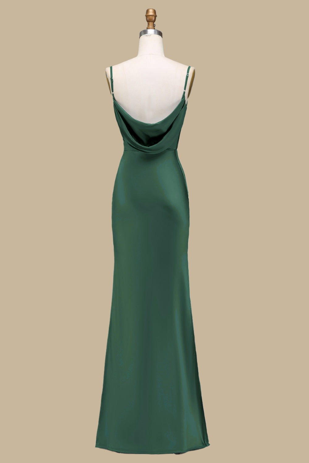 Cowl Neck and Back Maxi Dress