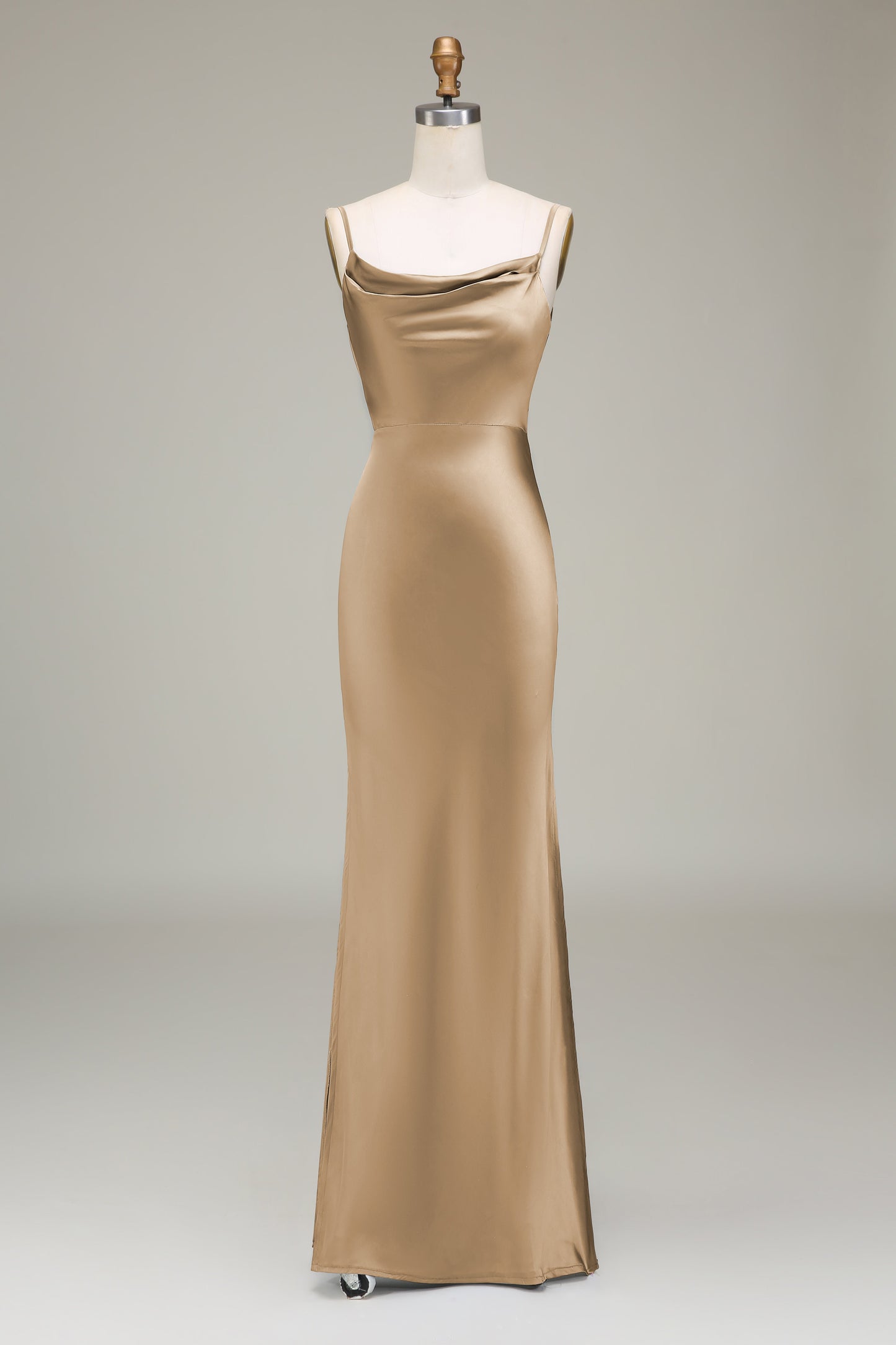 Cowl Neck and Back Maxi Dress