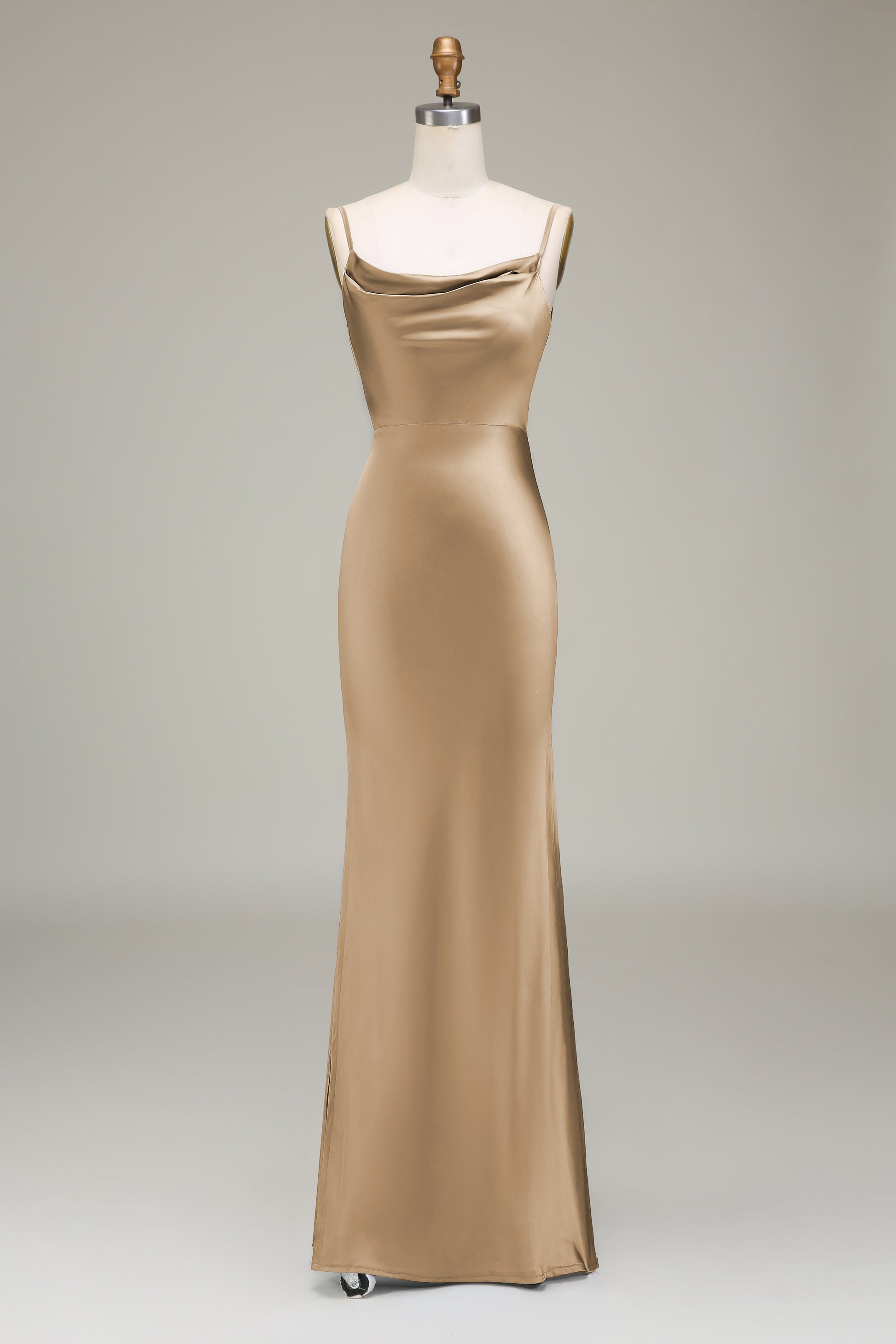 Cowl Neck and Back Maxi Dress