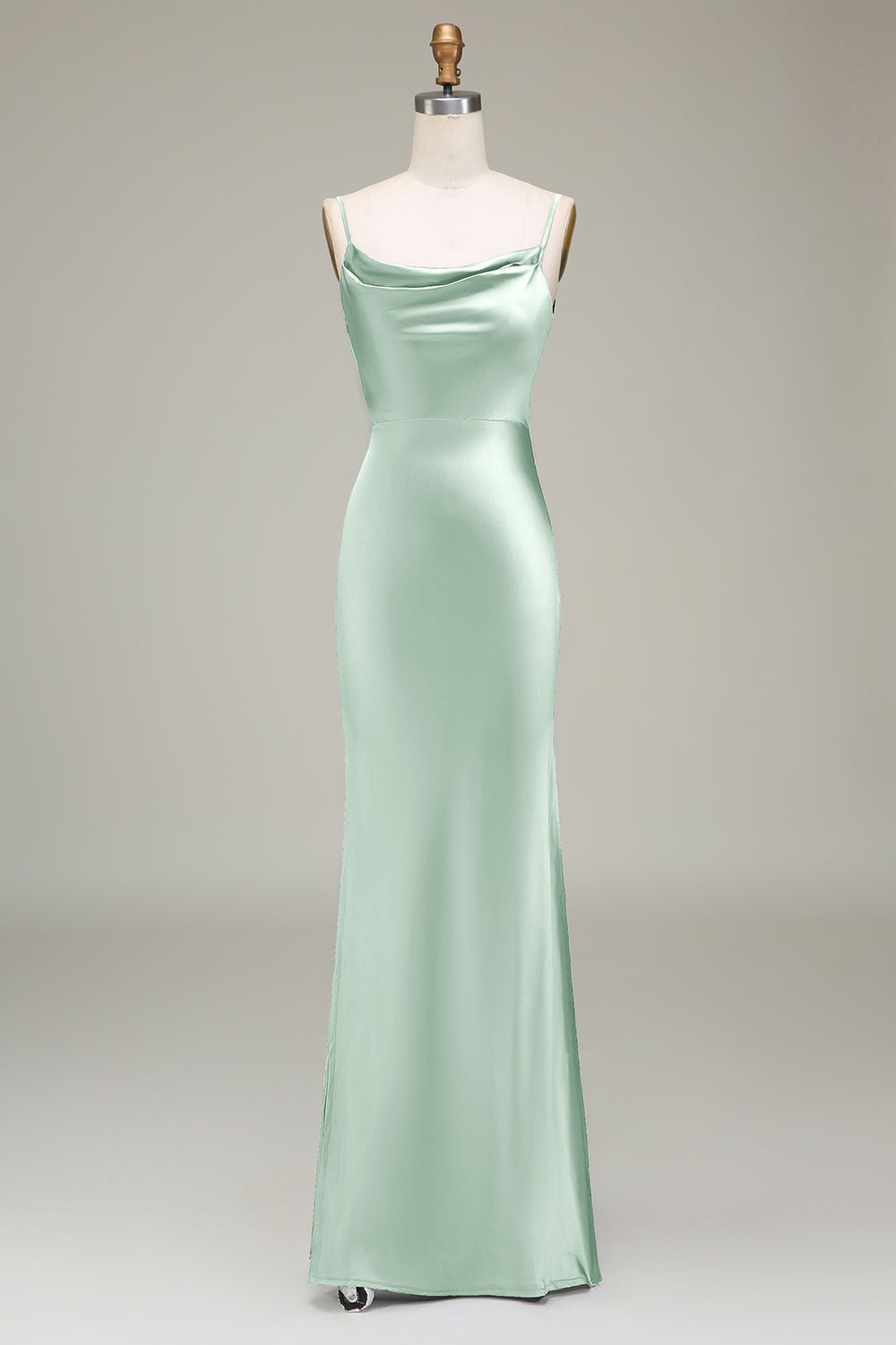 Cowl Neck and Back Maxi Dress