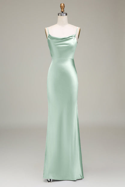 Cowl Neck and Back Maxi Dress