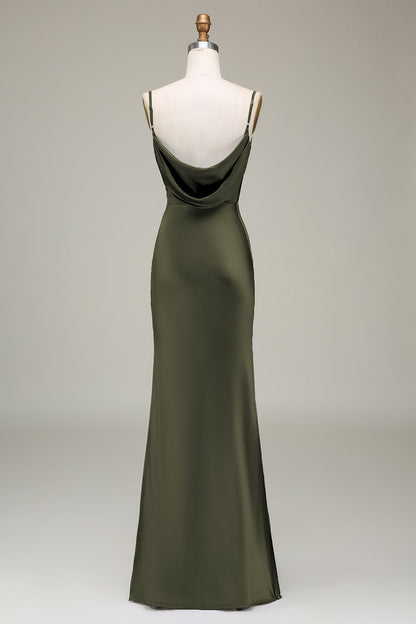 Cowl Neck and Back Maxi Dress