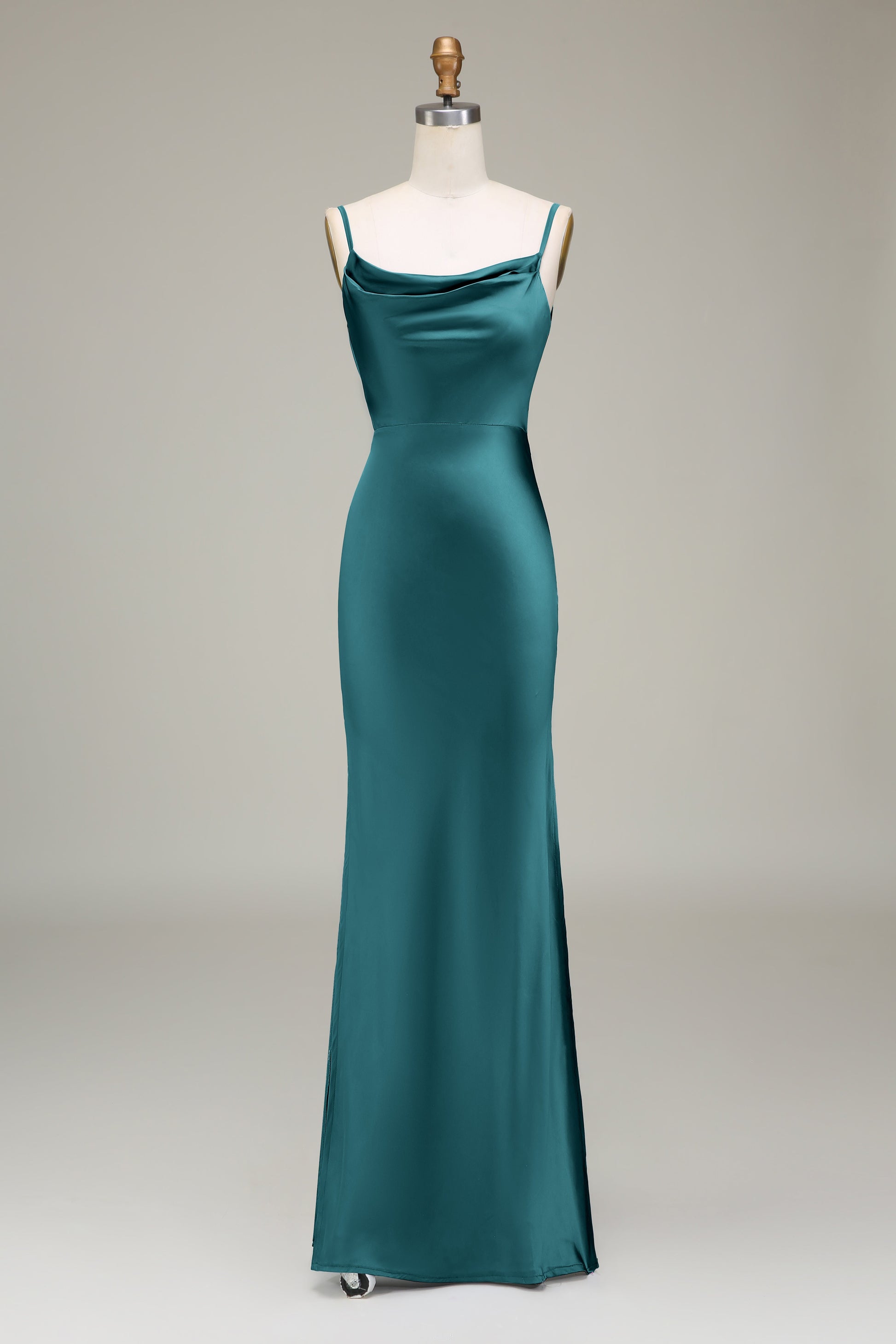 Cowl Neck and Back Maxi Dress