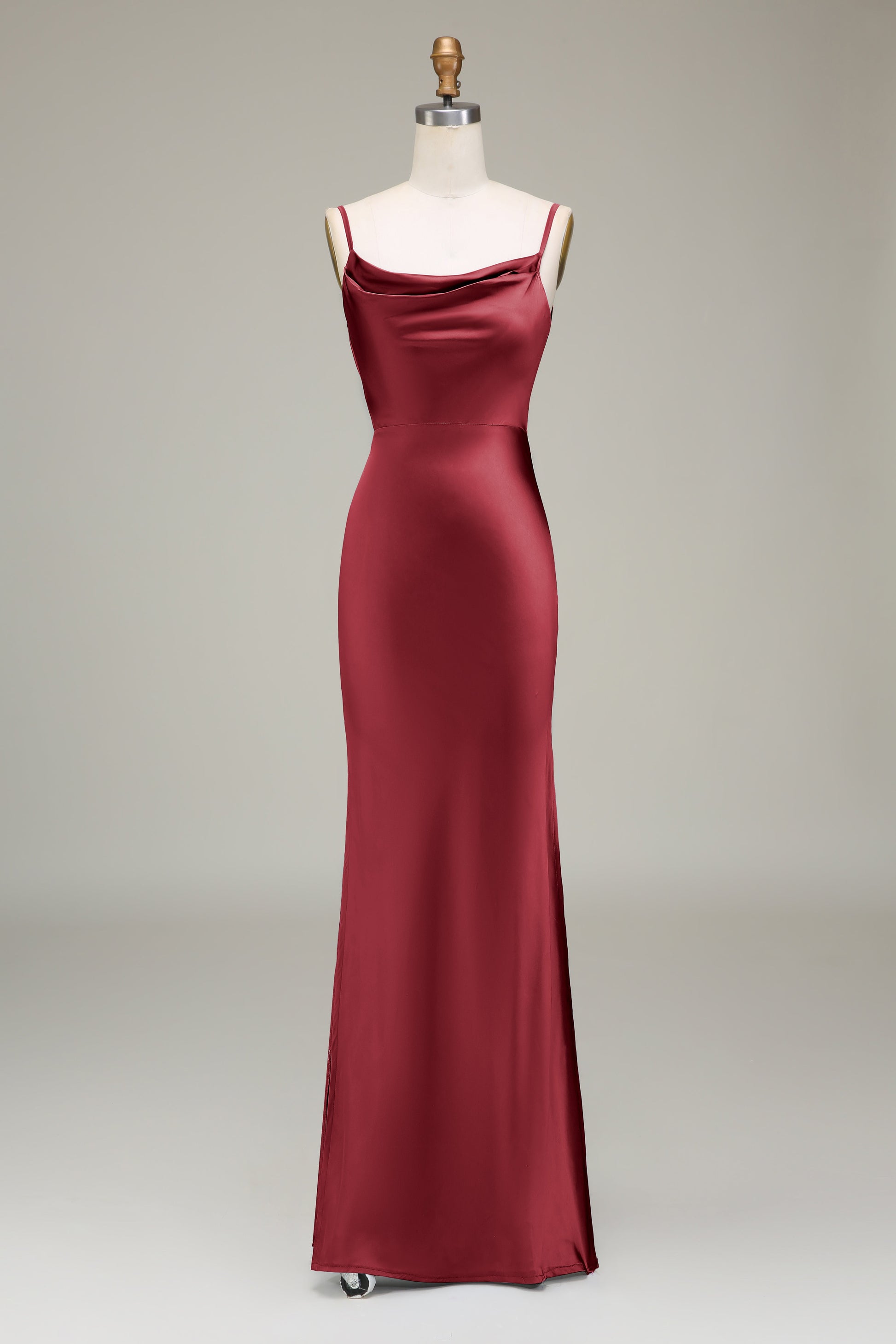Cowl Neck and Back Maxi Dress
