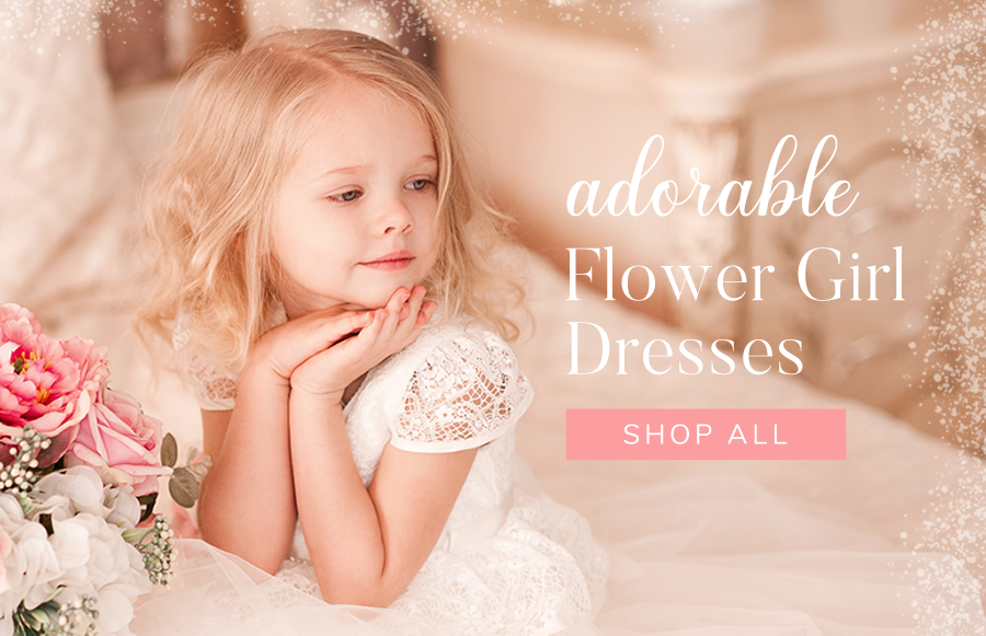Adorable flower girl dresses