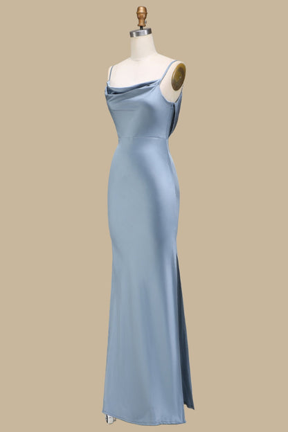Cowl Neck and Back Maxi Dress
