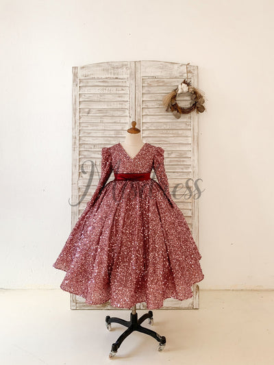 Burgundy" Girls' Formal Dresses & Outfits | Misdress Burgundy" Girls' Formal Dresses & Outfits | Misdress