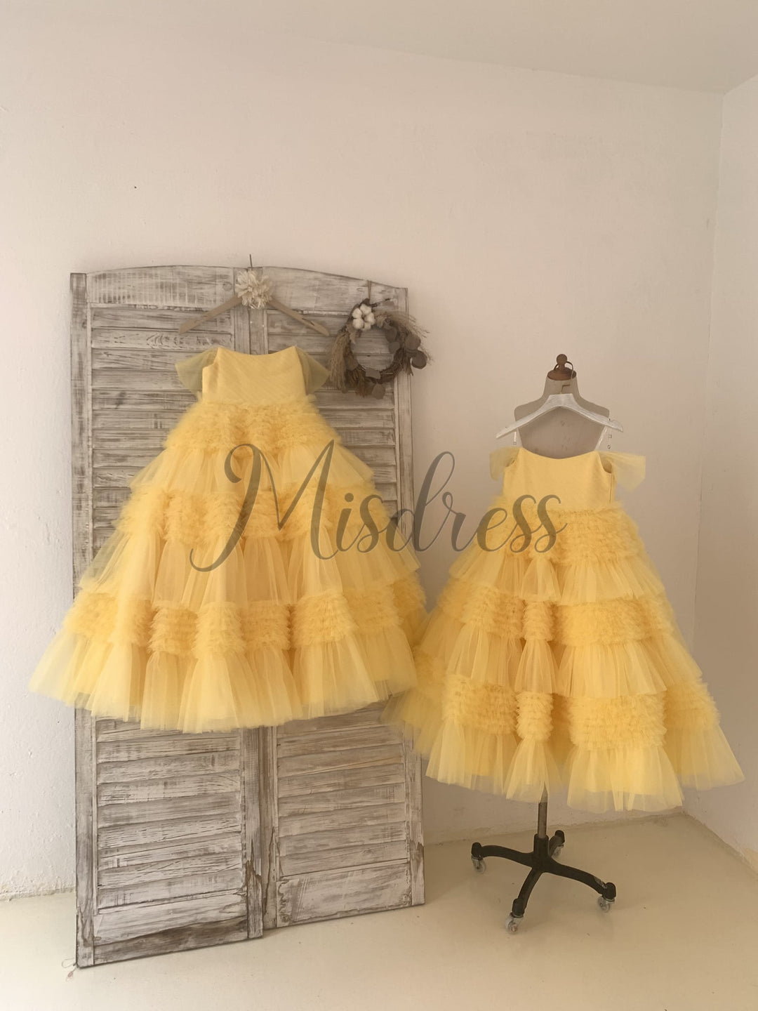 Yellow" Junior Bridesmaid Dresses | Misdress