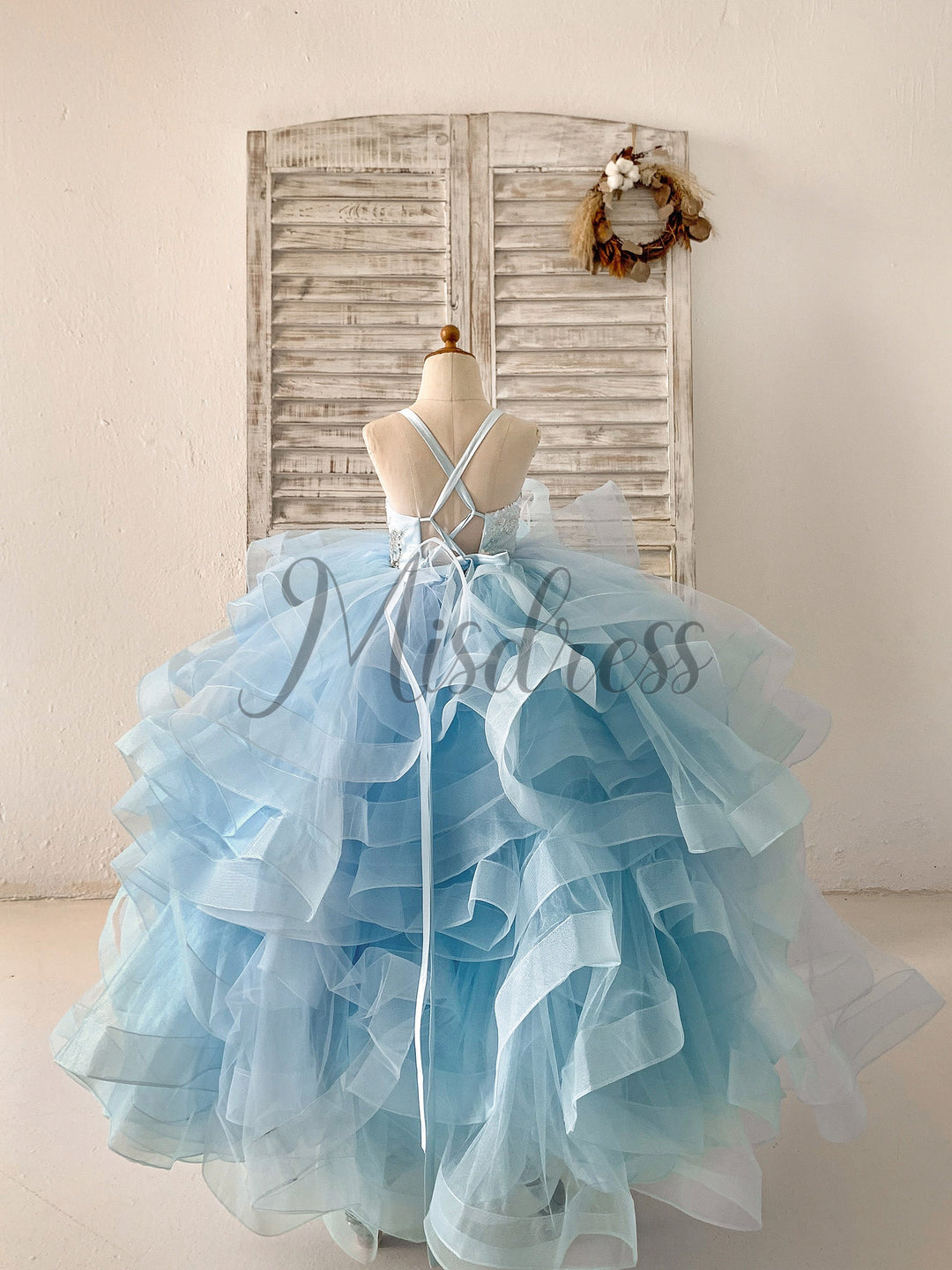 light blue childrens dress Fancy Toddler Blue,girl Ball Gown,blue Girl Dress,junior Bridesmaid Dress,baby Wedding Dress,birthday Girl Dress,satin Girl Dress Little girls love to play with ruffles Beaded Butterfly Light Blue Straps