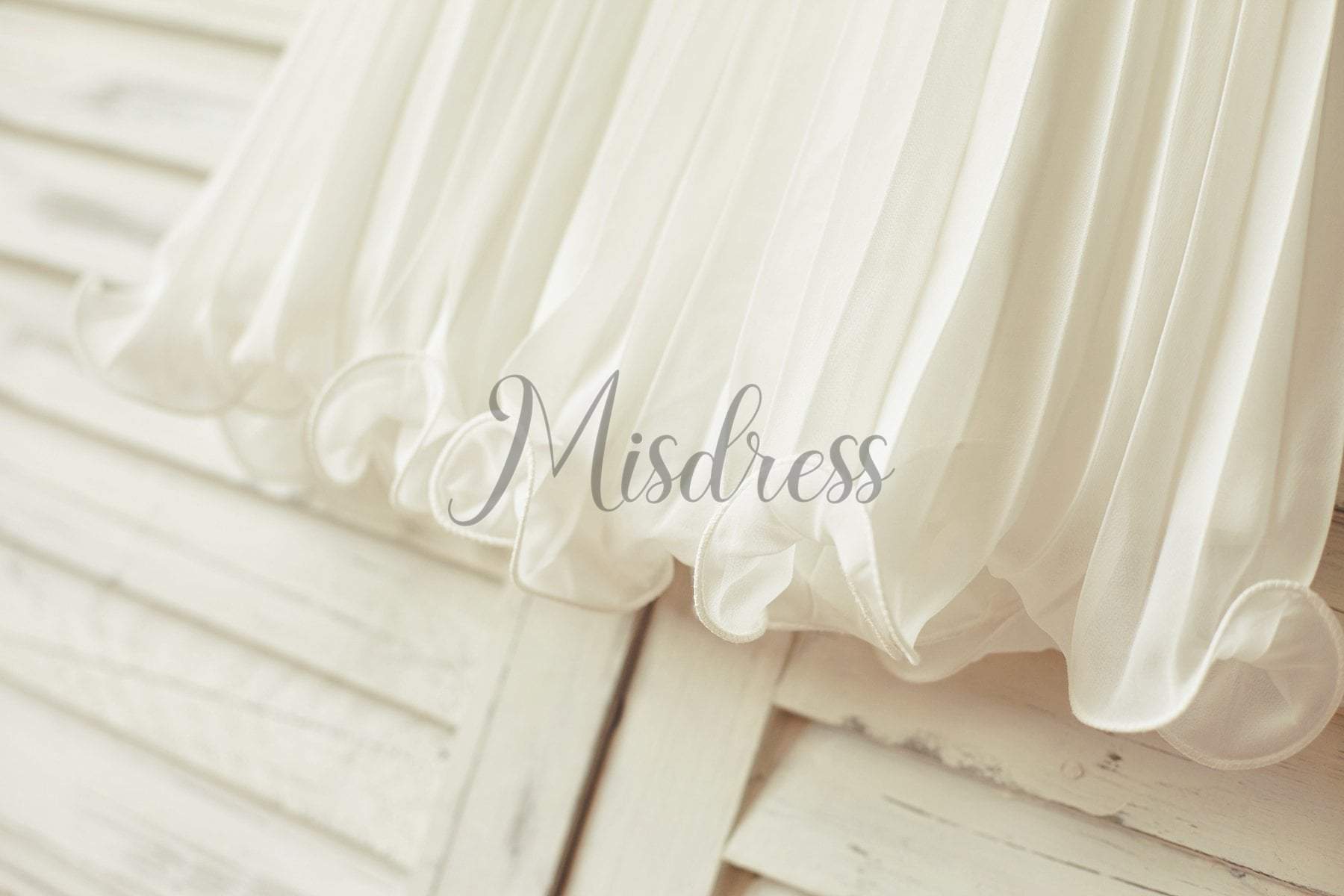 Beaded Ivory Chiffon Pleated Boho Flower Girl Dress - Flower Girl Dresses