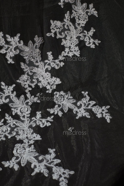 Cathedral Long Length Lace Appliques Wedding Veil - Wedding Veils