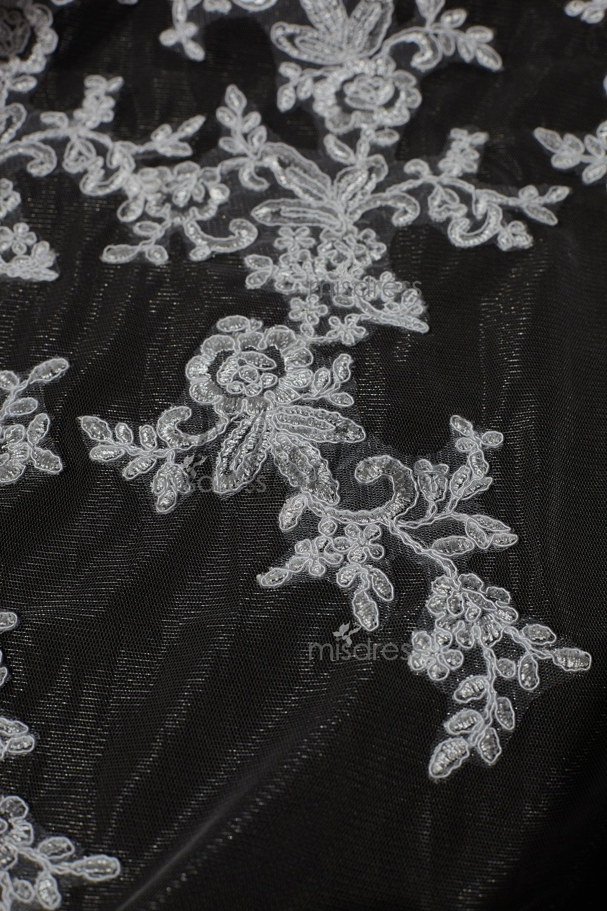 Cathedral Long Length Lace Appliques Wedding Veil - Wedding Veils