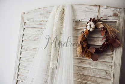 Cathedral Long Tulle Lace Wedding Veil Bridal Veil - Wedding Veils