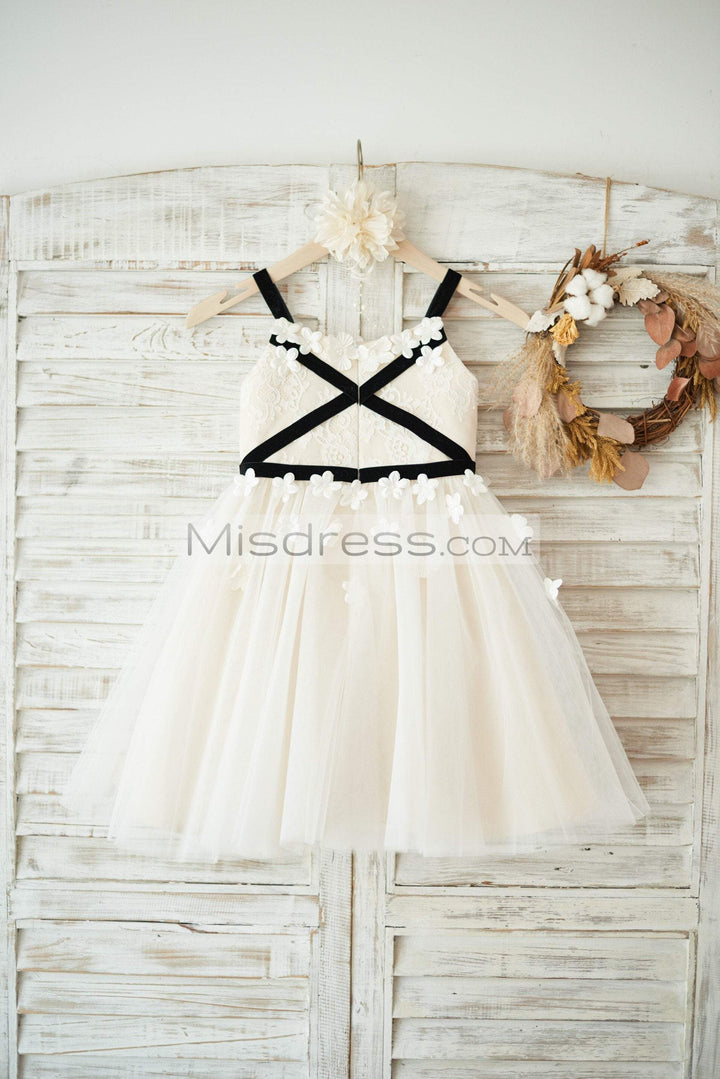Ivory Lace Champagne Tulle Straps Wedding Flower Girl Dress, Belt/Flowers 9T --- Chest = 28 inches/ Waist = 27 inches/ Hollow to knee = 28.5 inches Ivory Lace Champagne Tulle Straps Wedding Flower Girl Dress, Belt/Flowers 9T --- Chest = 28 inches/ Waist = 27 inches/ Hollow to knee = 28.5 inches