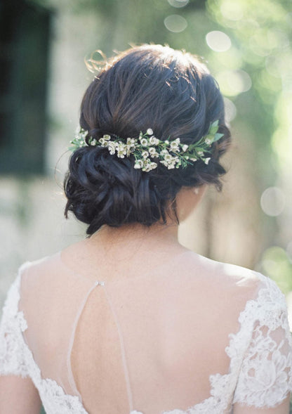 Tulle Wedding Dress Princess Illusion Neck Lace Keyhole 