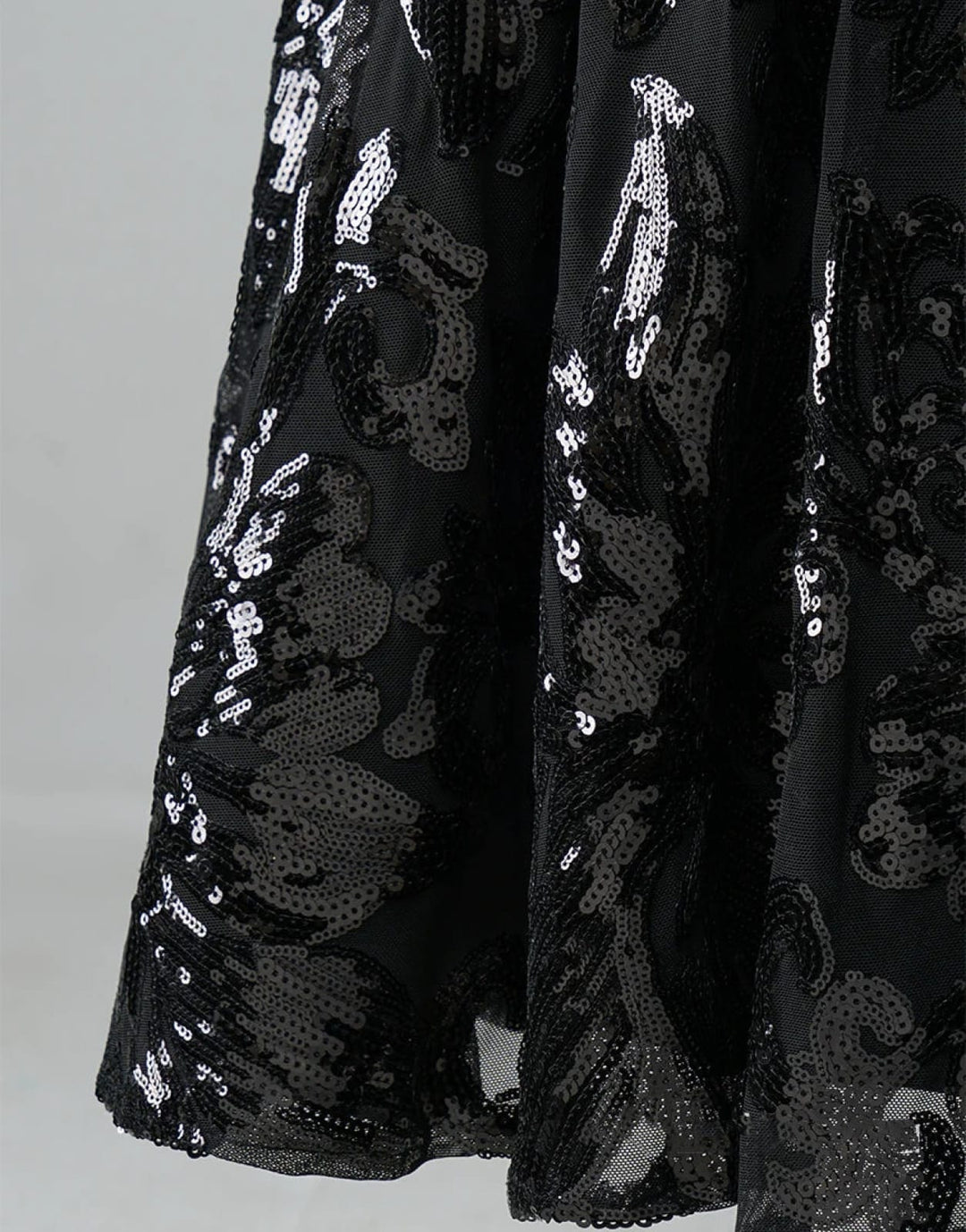 A-Line V Neck Black Lace Glitter Straps Corset Back Homecoming Dress |  Misdress