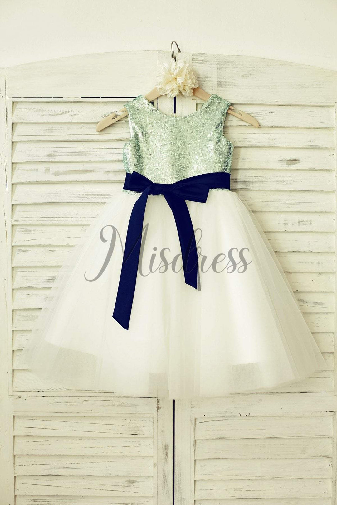 Champagne" Navy Blue Flower Girl Dresses | Misdress Champagne" Navy Blue Flower Girl Dresses | Misdress