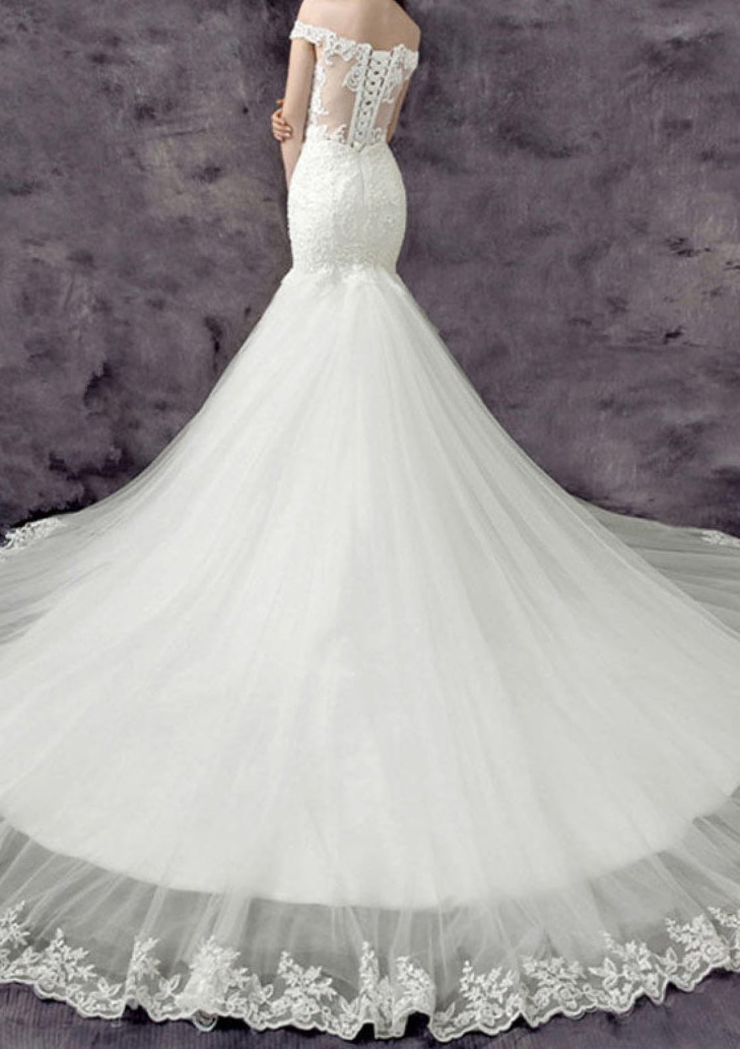 chinese dress ladies Luxury Beaded Mermaid Wedding Dresses Removable Long Sleeves 222159 –  Viniodress