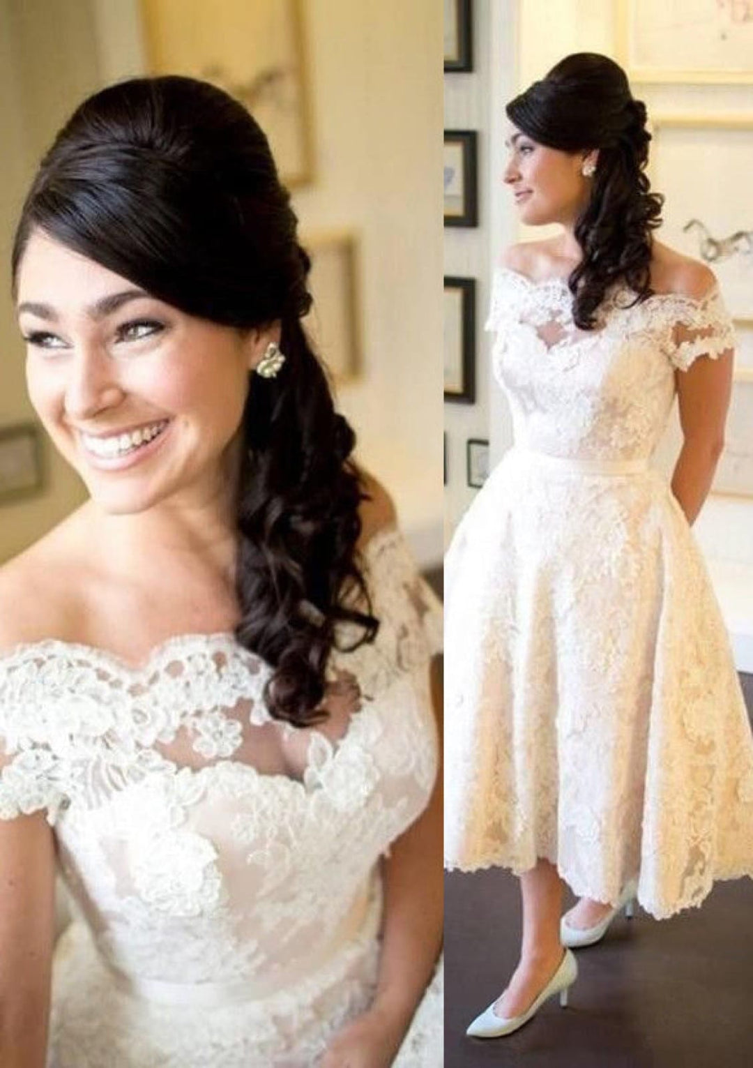tea length princess wedding dresses Tea Length Wedding Dresses & Gowns
