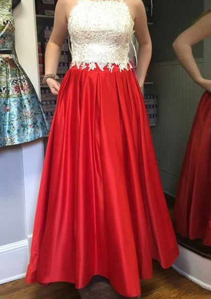 Elastic Satin Long/Floor-Length A-Line/Princess Sleeveless