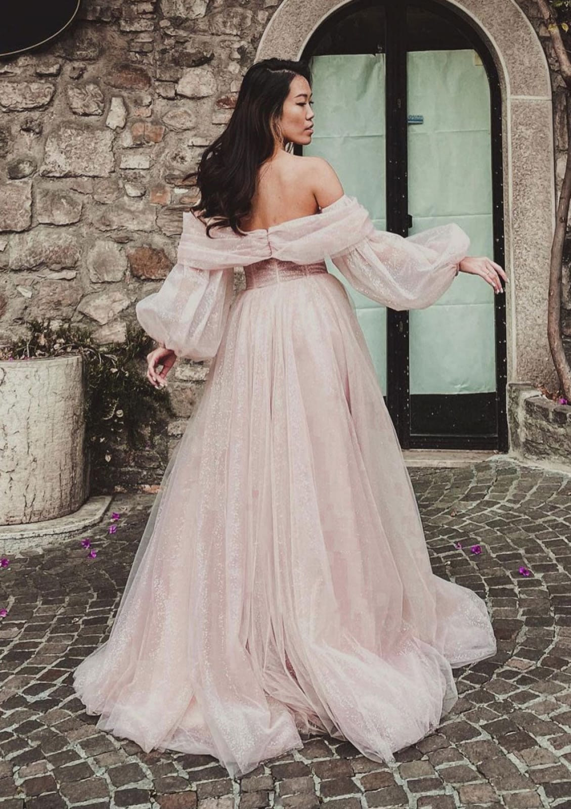 Sexy Sweetheart Off Shoulder Lantern Sleeve Princess Tulle 