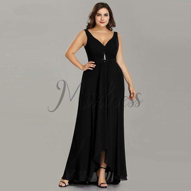 Plus Size Hi-low Wedding Bridesmaid Evening Prom Dress - Prom Dresses