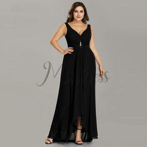 Plus Size Hi-low Wedding Bridesmaid Evening Prom Dress - Prom Dresses