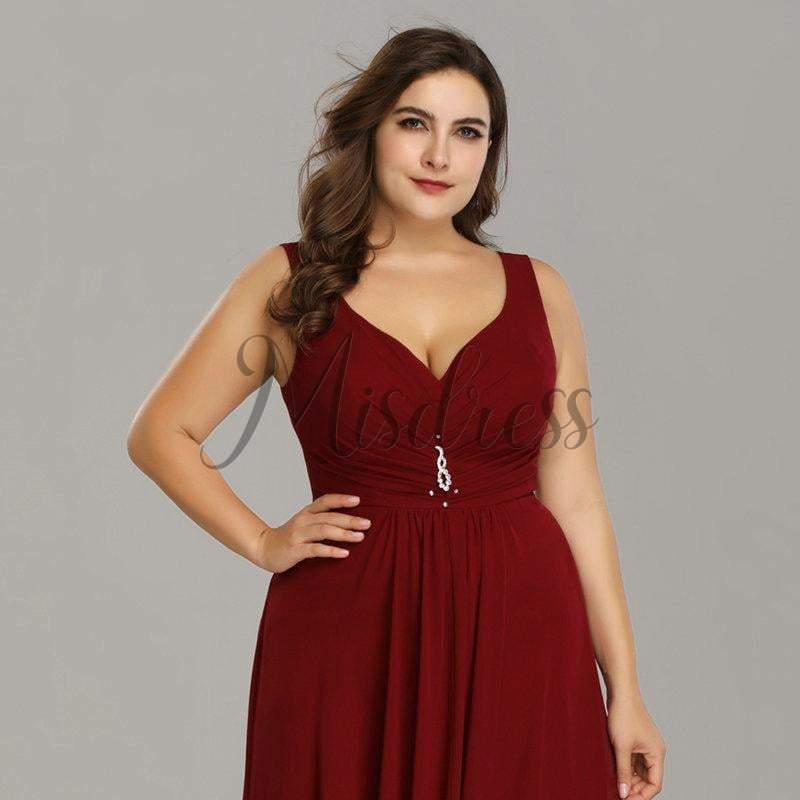 Plus Size Hi-low Wedding Bridesmaid Evening Prom Dress - Prom Dresses