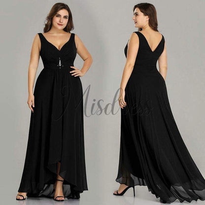 Plus Size Hi-low Wedding Bridesmaid Evening Prom Dress - Prom Dresses